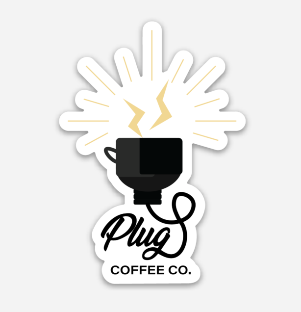 Plug Logo Sticker